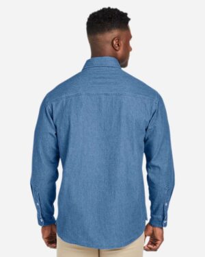 Harriton Unisex Denim Shirt Jacket - Image 12