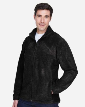 Harriton Men's Tall Full-Zip Fleece - Image 4