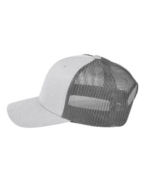 Team 365 Youth Zone Sonic Heather Trucker Cap - Image 3