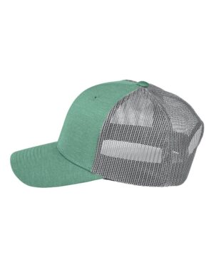 Team 365 Youth Zone Sonic Heather Trucker Cap - Image 15