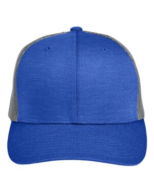 Team 365 Youth Zone Sonic Heather Trucker Cap - Image 22
