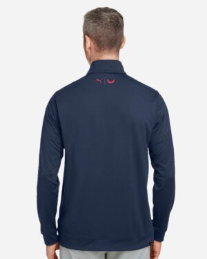 Puma Golf Men's Volition Camo Cover Quarter-Zip Pullover - Image 6