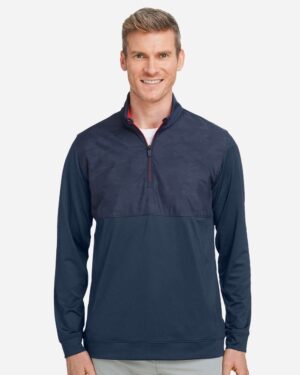 Puma Golf Men's Volition Camo Cover Quarter-Zip Pullover - Image 4