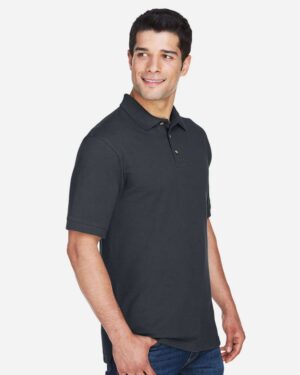 Harriton Men's Tall Cotton Pique Polo - Image 4