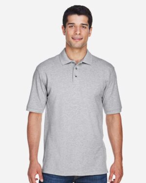 Harriton Men's Tall Cotton Pique Polo - Image 8