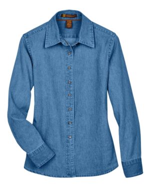 Harriton Women's Denim Shirt - Image 6