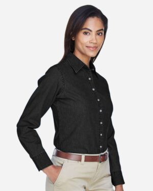 Harriton Women's Denim Shirt - Image 14