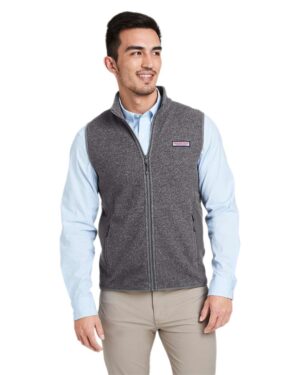 vineyard vines Men's Harbor Fleece Vest - Image 4