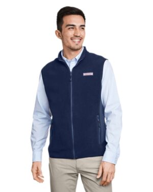 vineyard vines Men's Harbor Fleece Vest - Image 10