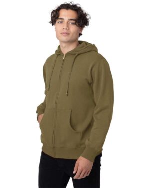 econscious Unisex Heritage Full-Zip Hooded Sweatshirt - Image 11