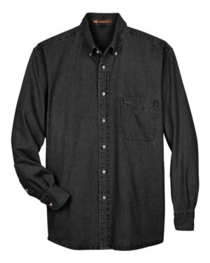 Harriton Men's Tall Denim Shirt - Image 11