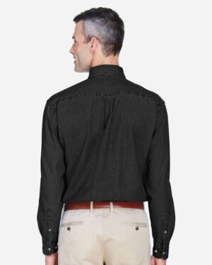Harriton Men's Tall Denim Shirt - Image 15