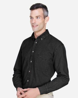 Harriton Men's Tall Denim Shirt - Image 14