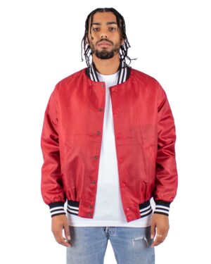 Shaka Wear Unisex Varsity Bomber Jacket - Image 7
