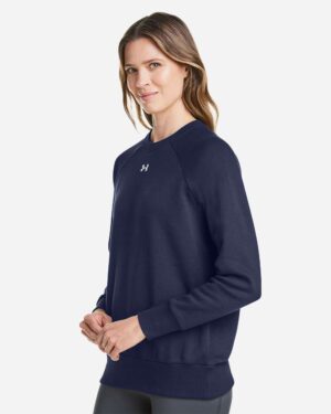 Under Armour Women's Rival Fleece Crewneck Sweatshirt - Image 11