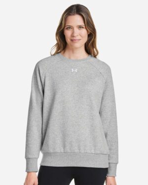 Under Armour Women's Rival Fleece Crewneck Sweatshirt - Image 16