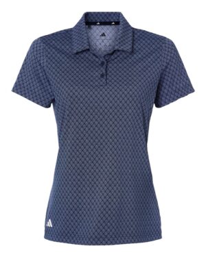 Adidas Women's 4-Way Stretch Printed Polo - Image 4