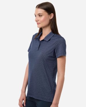 Adidas Women's 4-Way Stretch Printed Polo - Image 8