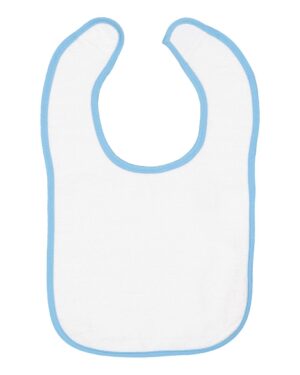 Rabbit Skins Infant Contrast Trim Terry Bib - Image 6