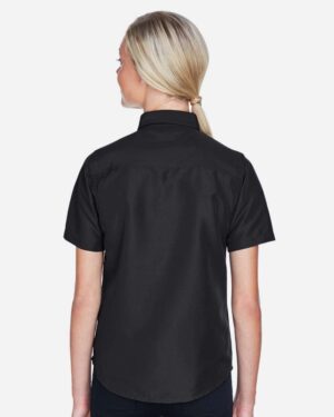 Harriton Women's Key West Short Sleeve Performance Staff Shirt - Image 4