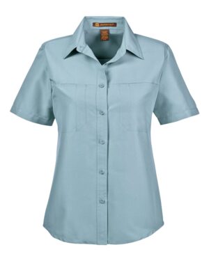 Harriton Women's Key West Short Sleeve Performance Staff Shirt - Image 5