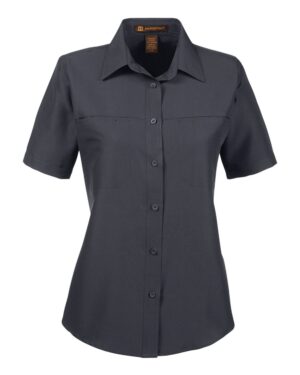 Harriton Women's Key West Short Sleeve Performance Staff Shirt - Image 9