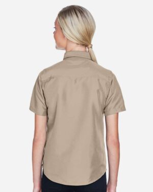 Harriton Women's Key West Short Sleeve Performance Staff Shirt - Image 16