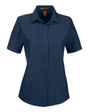 Harriton Women's Key West Short Sleeve Performance Staff Shirt - Image 17