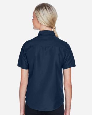 Harriton Women's Key West Short Sleeve Performance Staff Shirt - Image 20