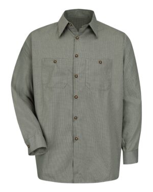 Red Kap Men's Premium Long Sleeve Work Shirt - Image 11