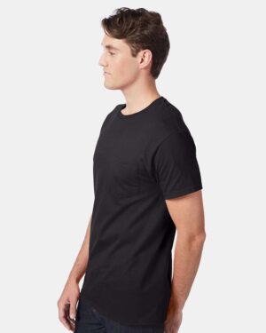 Hanes Men's Authentic Pocket T-Shirt - Image 8