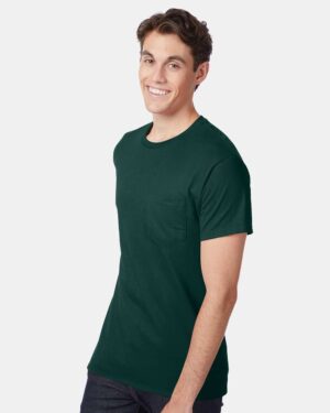 Hanes Men's Authentic Pocket T-Shirt - Image 17