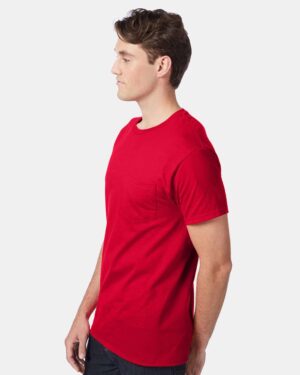 Hanes Men's Authentic Pocket T-Shirt - Image 23
