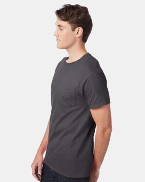 Hanes Men's Authentic Pocket T-Shirt - Image 48