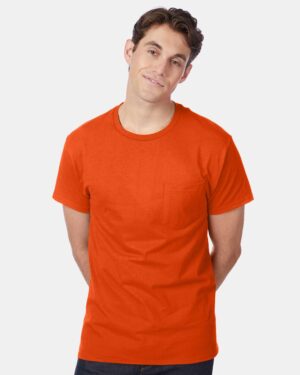 Hanes Men's Authentic Pocket T-Shirt - Image 41
