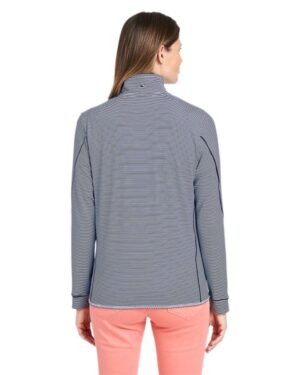 vineyard vines Women's Microstripe Sankaty Half-Zip Pullover - Image 12