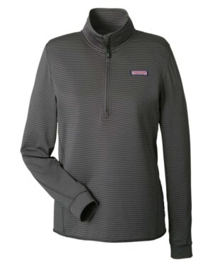 vineyard vines Women's Microstripe Sankaty Half-Zip Pullover - Image 19