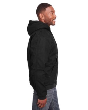 Berne Apparel Men's Tall Heartland Washed Cotton Duck Hooded Jacket - Image 6
