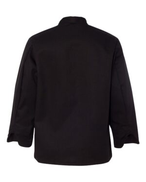 Chef Designs Black Traditional Chef Coat - Image 3