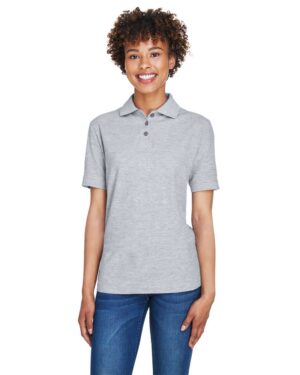 UltraClub Women's Whisper Pique Polo - Image 7