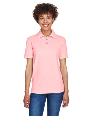 UltraClub Women's Whisper Pique Polo - Image 9