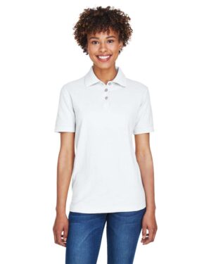 UltraClub Women's Whisper Pique Polo - Image 12