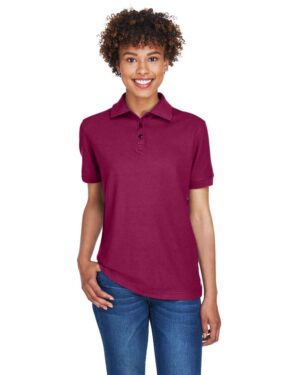 UltraClub Women's Whisper Pique Polo - Image 13