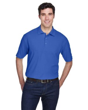 UltraClub Men's Whisper Piqué Polo - Image 6