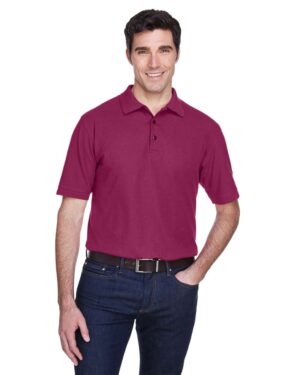 UltraClub Men's Whisper Piqué Polo - Image 8