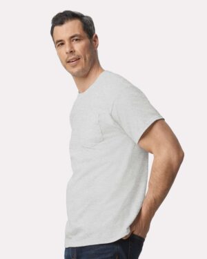 Gildan Unisex Ultra Cotton® Pocket T-Shirt - Image 5