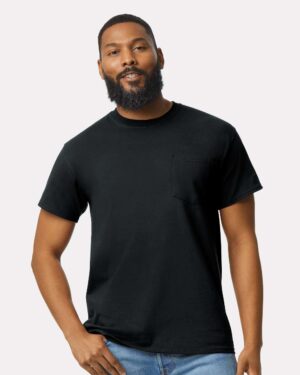 Gildan Unisex Ultra Cotton® Pocket T-Shirt - Image 10