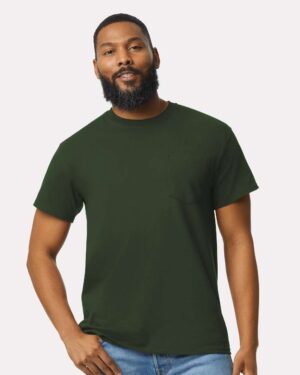 Gildan Unisex Ultra Cotton® Pocket T-Shirt - Image 22
