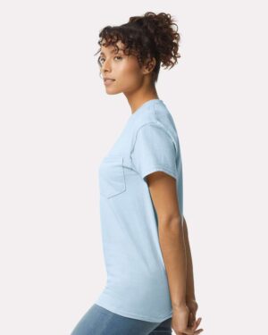 Gildan Unisex Ultra Cotton® Pocket T-Shirt - Image 29