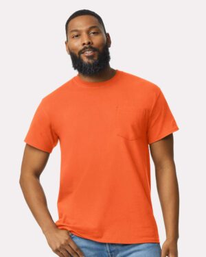 Gildan Unisex Ultra Cotton® Pocket T-Shirt - Image 46
